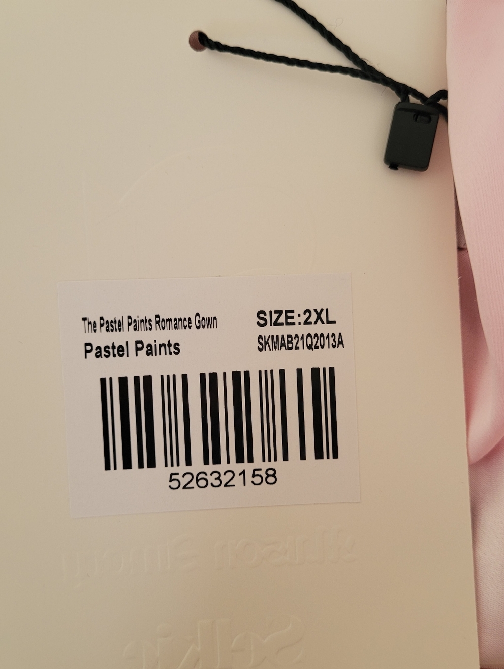 NWT SELKIE MAISON AMORY PASTEL PAINTS ROMANCE GOWN - Picture 8 of 8